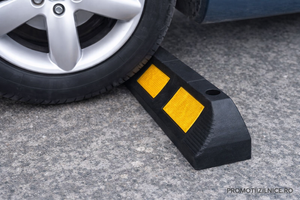 Opritoare roți auto reflectorizante – Set 2 bucăți pentru parcare sigură – Cauciuc durabil PromotiiZilnice