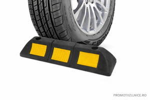 Opritoare roți auto reflectorizante – Set 2 bucăți pentru parcare sigură – Cauciuc durabil PromotiiZilnice