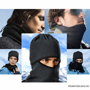 Pachet 1+1 Cadou Cagula 3in1 Fleece Unisex – Protectie Termica pentru Iarna, Schi, Moto, Drumetii PromotiiZilnice
