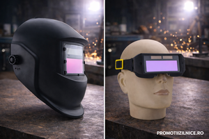 Pachet Profesional pentru Sudură – Masca Automată cu LCD + Ochelari Protecție + Mănuși PromotiiZilnice