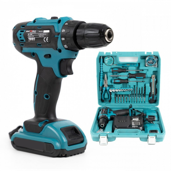 Trusa Bormasina Autofiletanta, 2 Acumulatori 36V 5Ah, Statie de Incarcare, 30 Accesorii