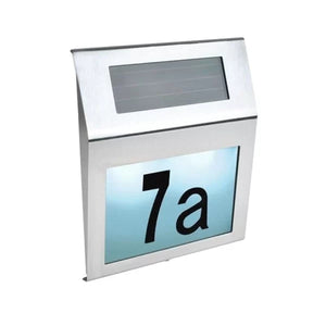 Numar de casa LED, incarcare solara PromotiiZilnice