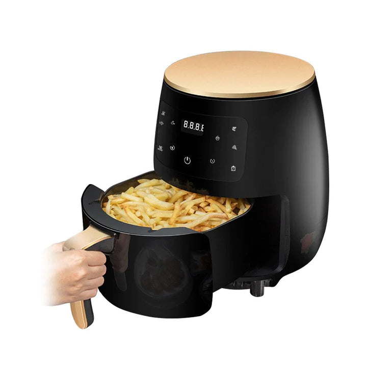 Friteuza Fara Ulei 6 Litri Air Fryer , Display Digital, Functie de Coacere