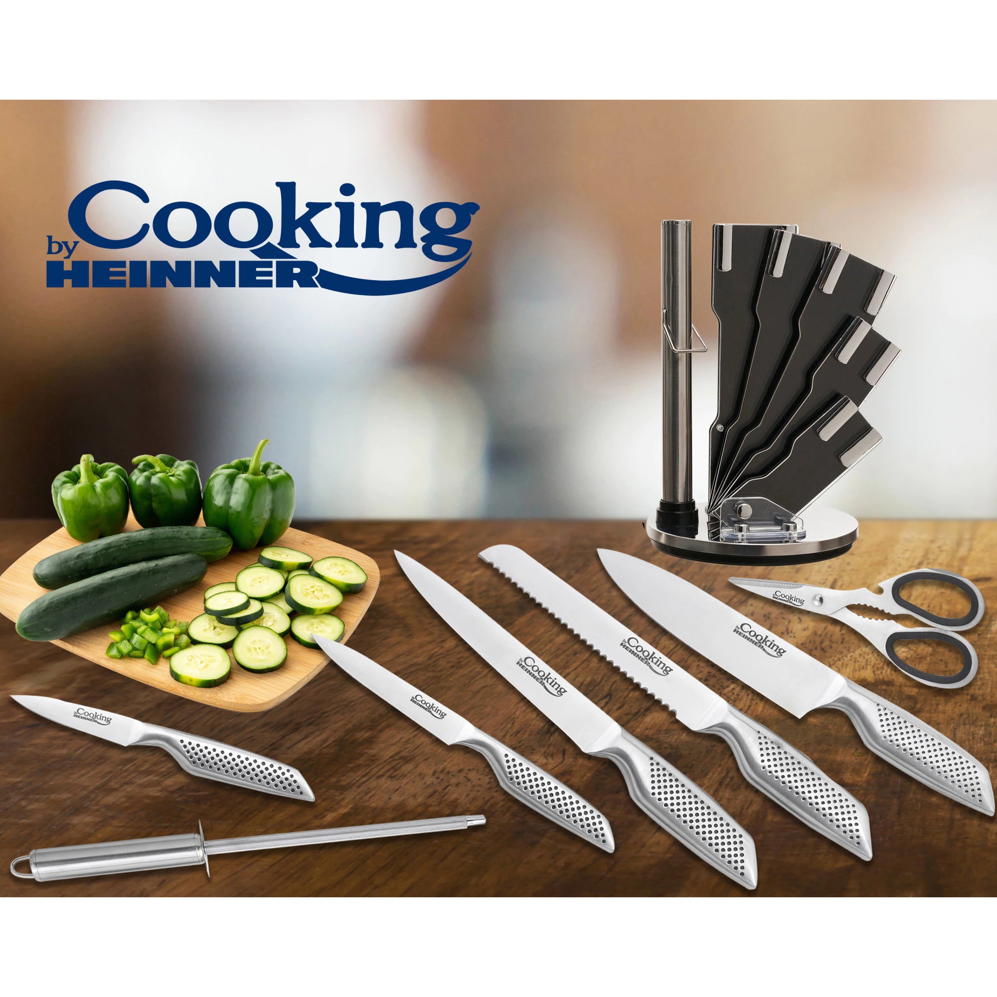 Set cutite Cooking by Heinner Magnium, 8 piese