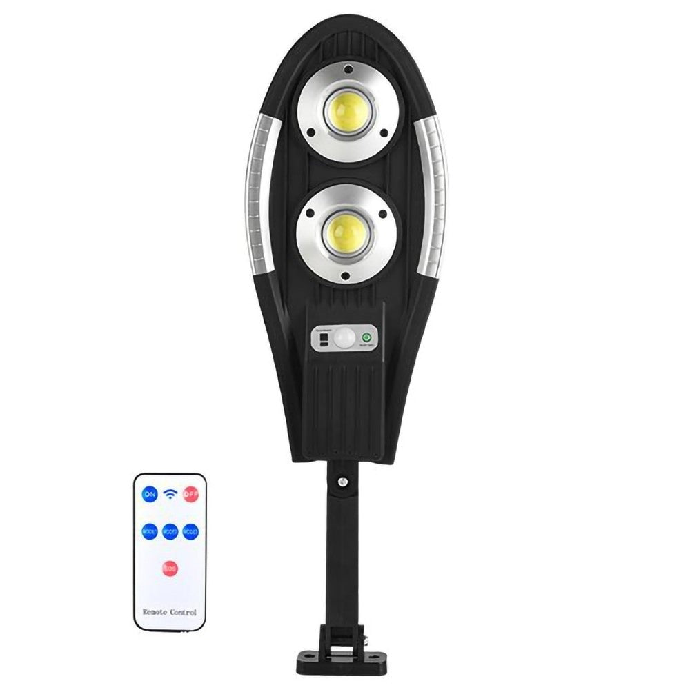 Set 2 Lampi solare Jortan cu senzor de miscare si telecomanda, 60 Led COB, rezistenta la apa
