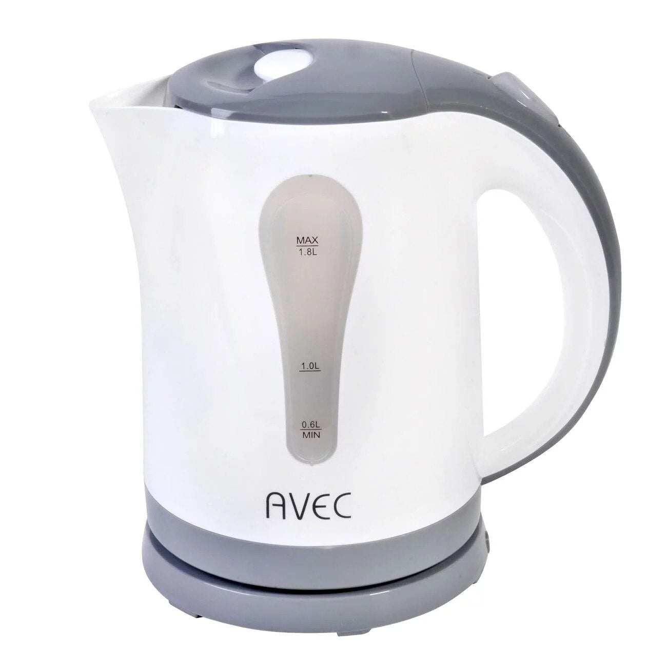 Fierbator electric AVEC, 1.8 l, 2000 W, Plastic, Alb