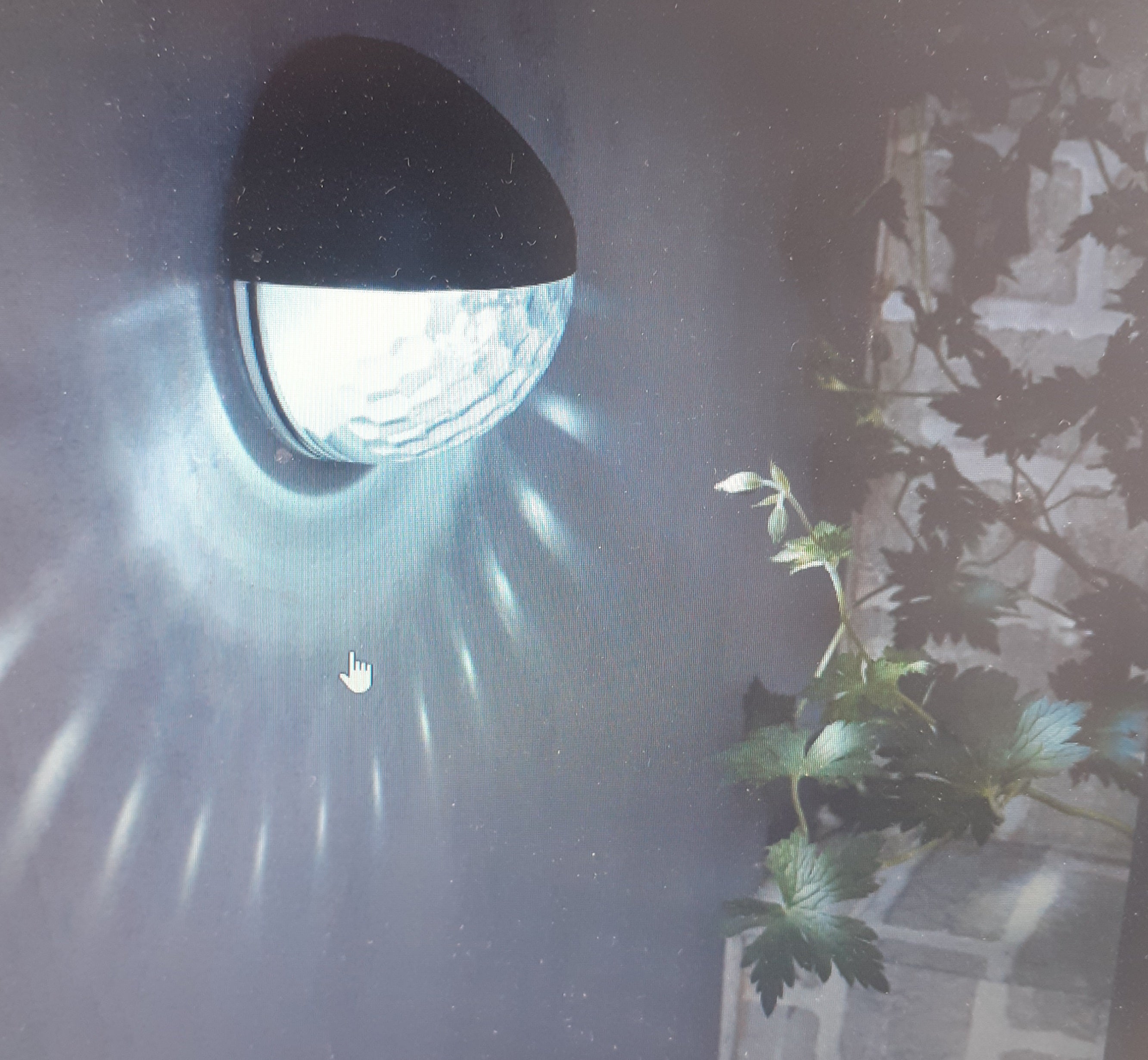 Set 4 x Aplica LED solara Puno, lumina neutra, IP 44