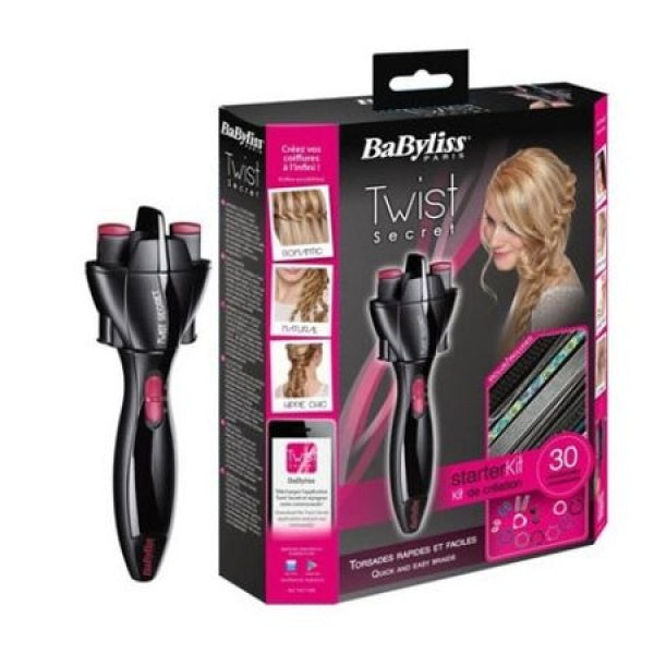 Dispozitiv pentru impletirea parului fara efort