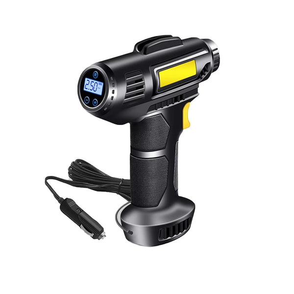 Compresor portabil 7.2V, 10.0 Bar, Debit de aer 18 L/m, putere 72 W, negru
