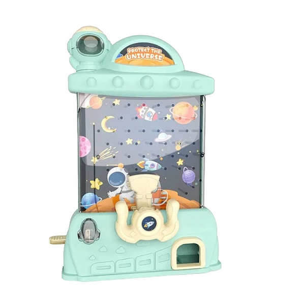 Jucarie interactiva Astronaut Ball Catcher, prinderea mingii, pentru copii, coordonarea ochi-mana, albastru