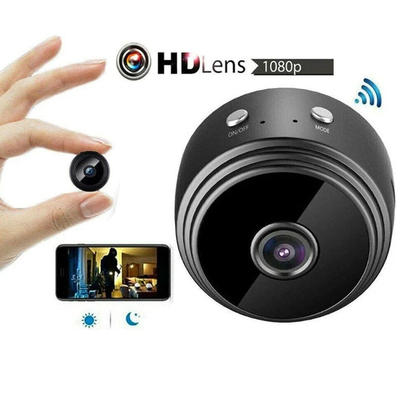 Pachet 2+1 CADOU Camera HD WiFi - Suport Card 128GB, 1920*1080P, Compacta cu Vizualizare Live, Vedere Nocturna