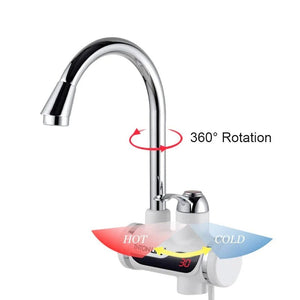 Robinet pentru apa calda 3000W, Electric, Instant cu afisare LCD - PromotiiZilnice