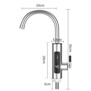 Robinet Electric Instant, Apa Calda, 3000W, IPX4, Rotire 360° - PromotiiZilnice
