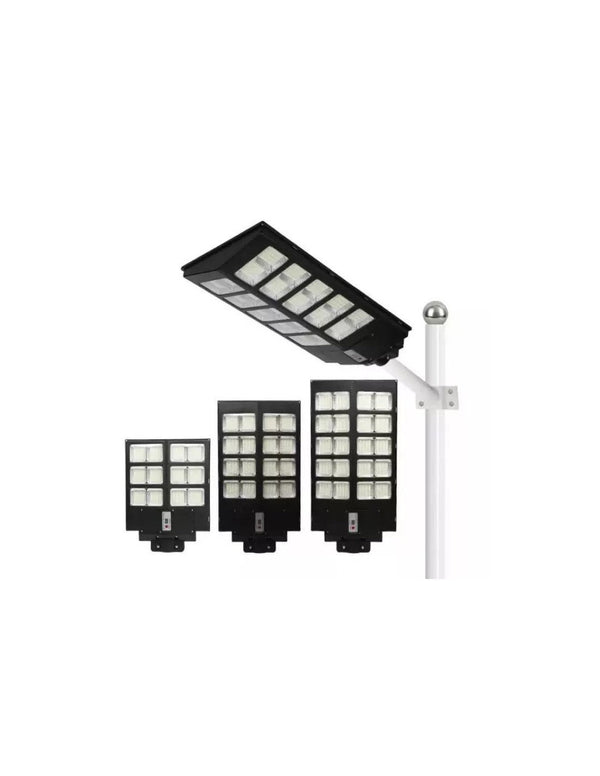 Lampa solara stradala dubla Jortan 1000 w cu Telecomanda si Suport Metalic