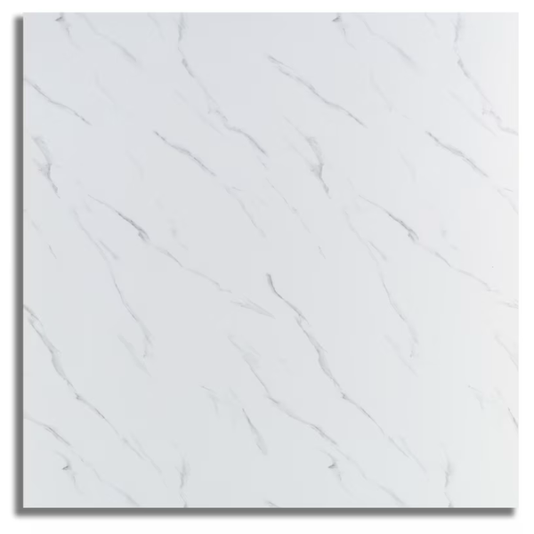 Set 10 x placi autoadezive pentru perete tip marmura alba, impermeabila , 60x60 cm, 3.6 mp