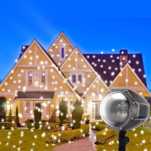 Proiector Laser Snow Flower, imita fulgii de zapada