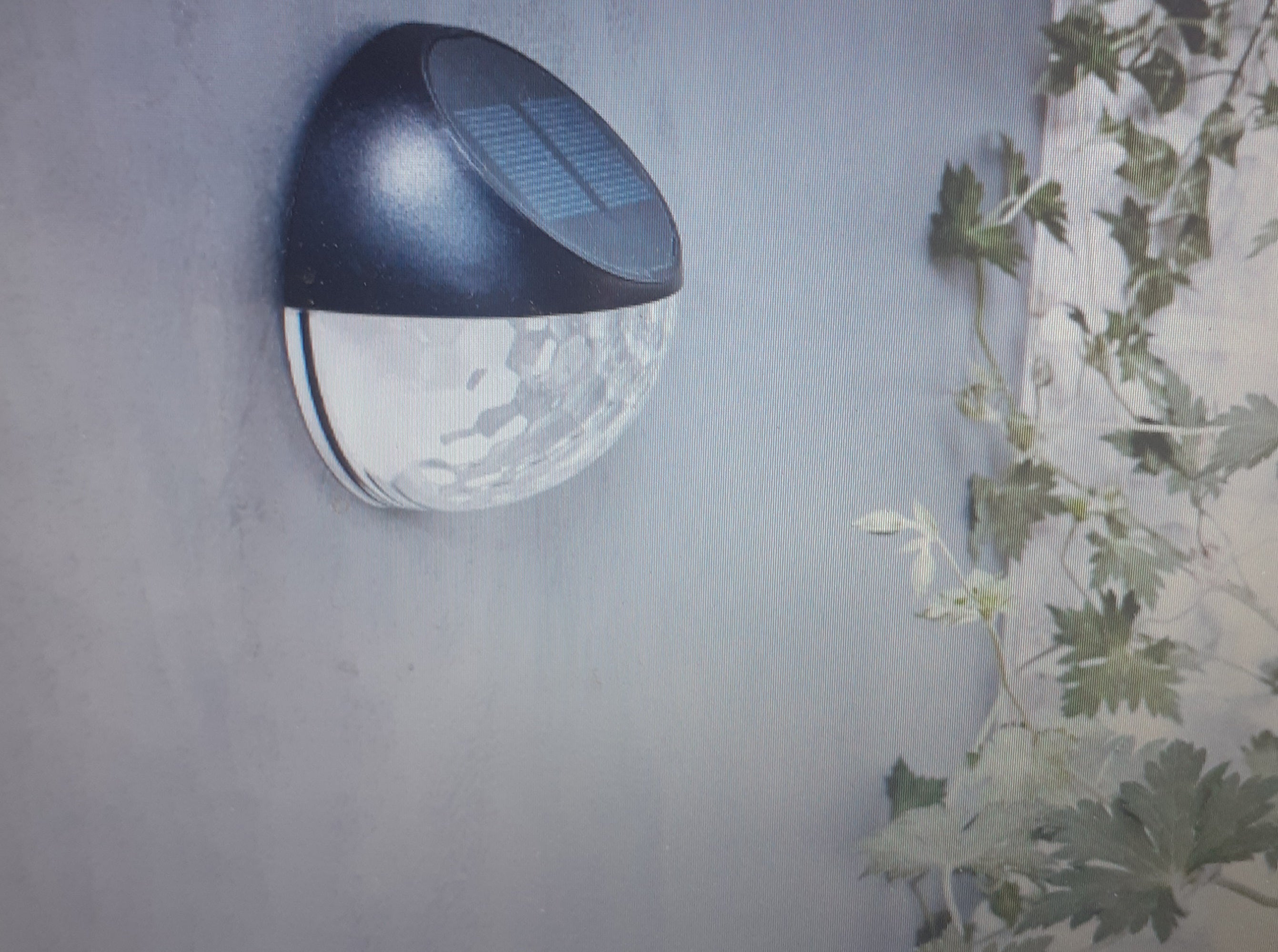 Set 4 x Aplica LED solara Puno, lumina neutra, IP 44