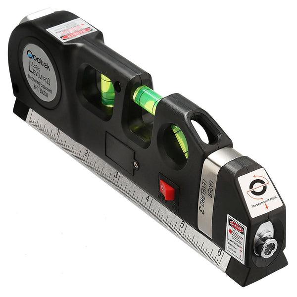 Nivela-boloboc multifunctionala cu raza laser si ruleta incorporataÂ 
