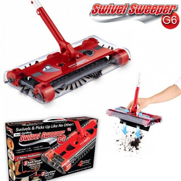 Matura electrica rotativa Swivel Sweeper extensibila, fara fir