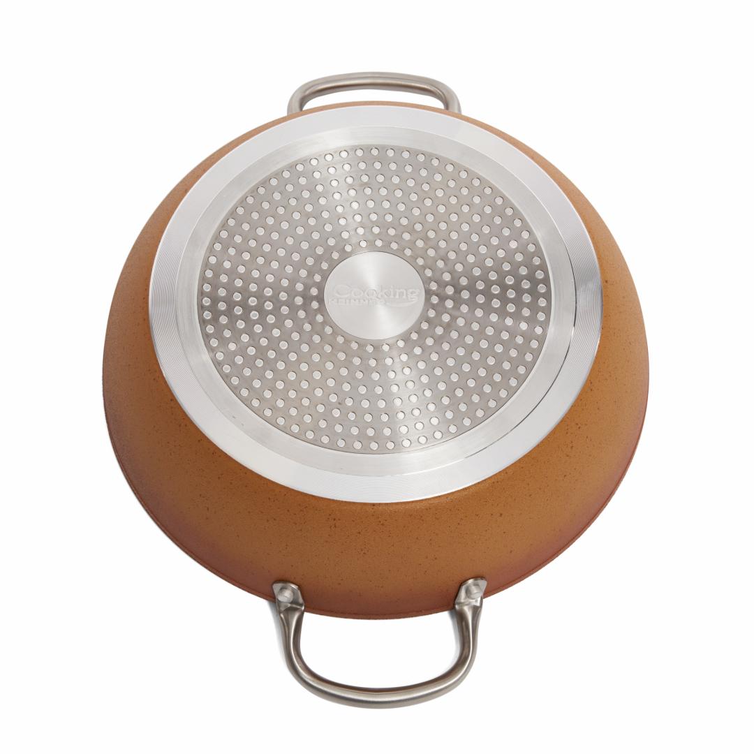 CRATITA ALUMINIU+CAPAC 28×7.5 CM, 3.7L, CERAMICA, COOKING BY HEINNER